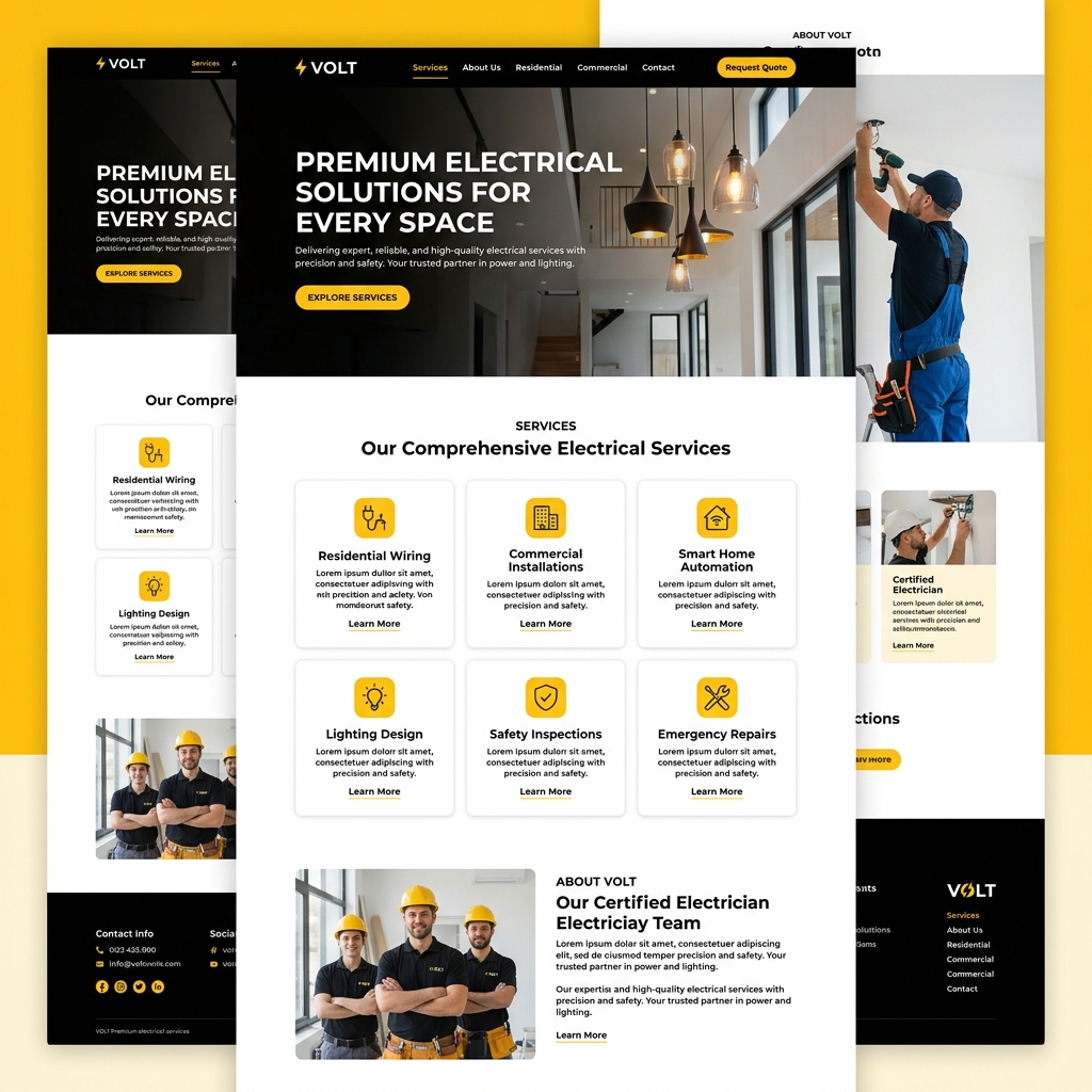 Electrical Contractor Website