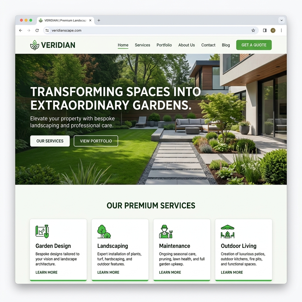 Landscaping Website